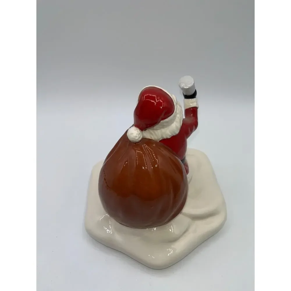 Vintage Japan Replacement Santa Claus Cookie Jar (LID ONLY) Replacement Top - Picture 13 of 16